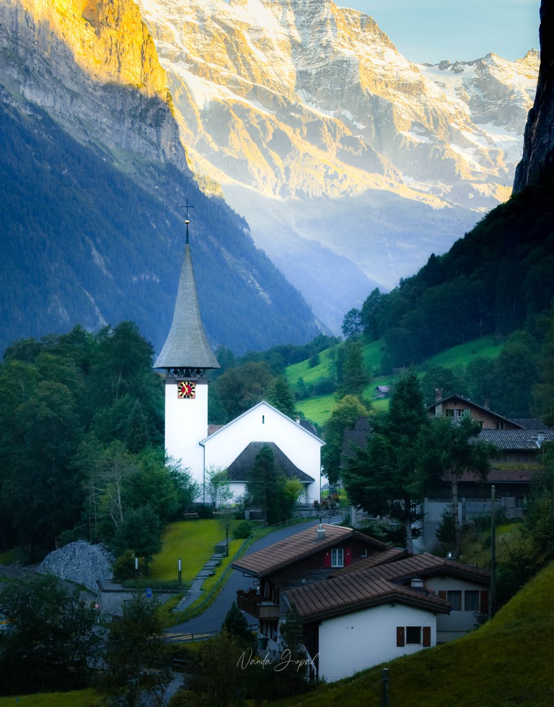 Lauterbrunnen from Fuhren View Point, Switzerland