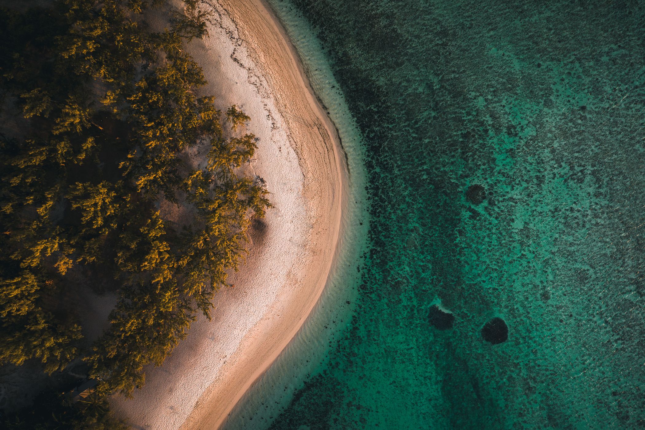 Le Morne kitesurf spot, Mauritius