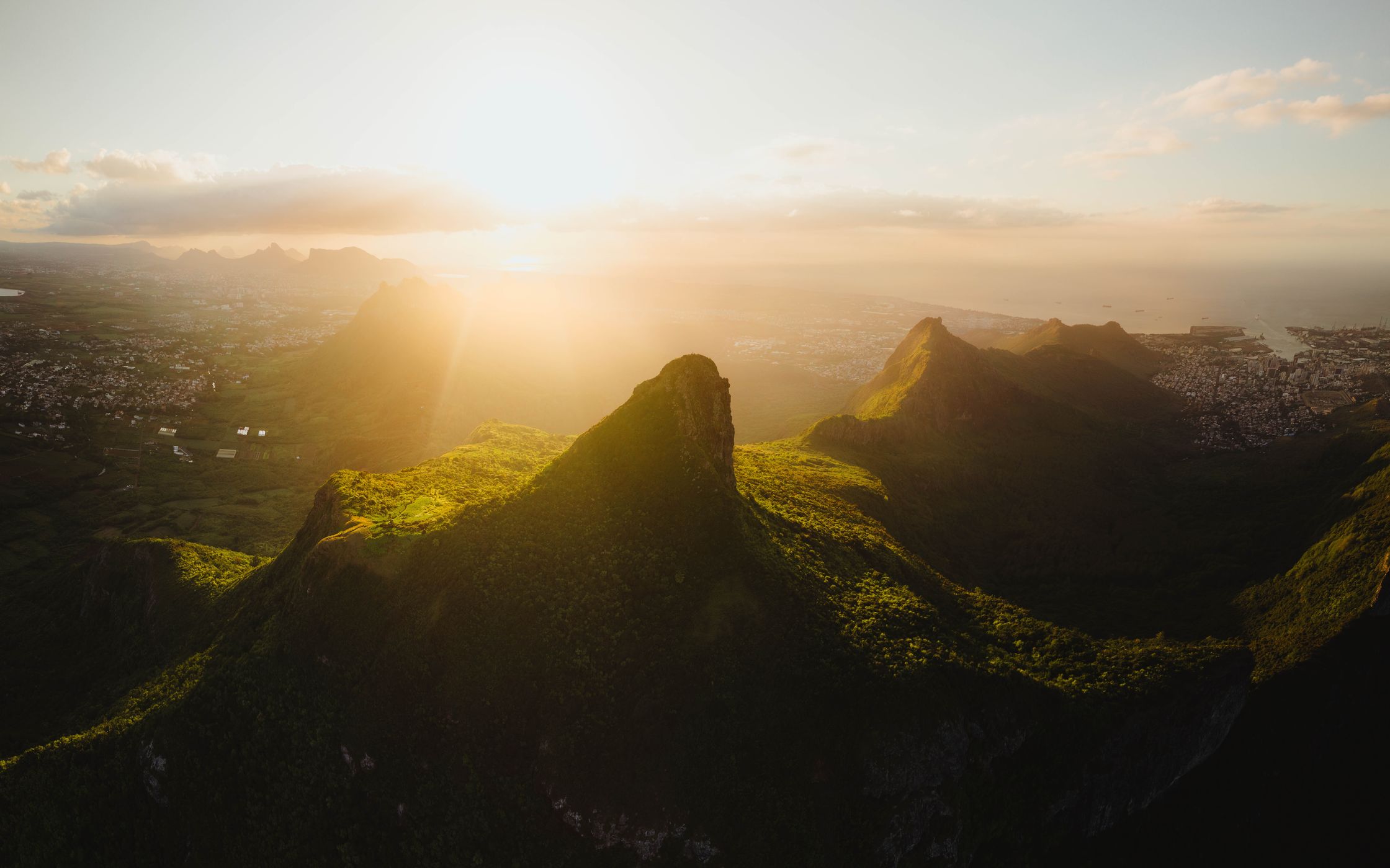 Le Pouce peak, Port Louis, Mauritius