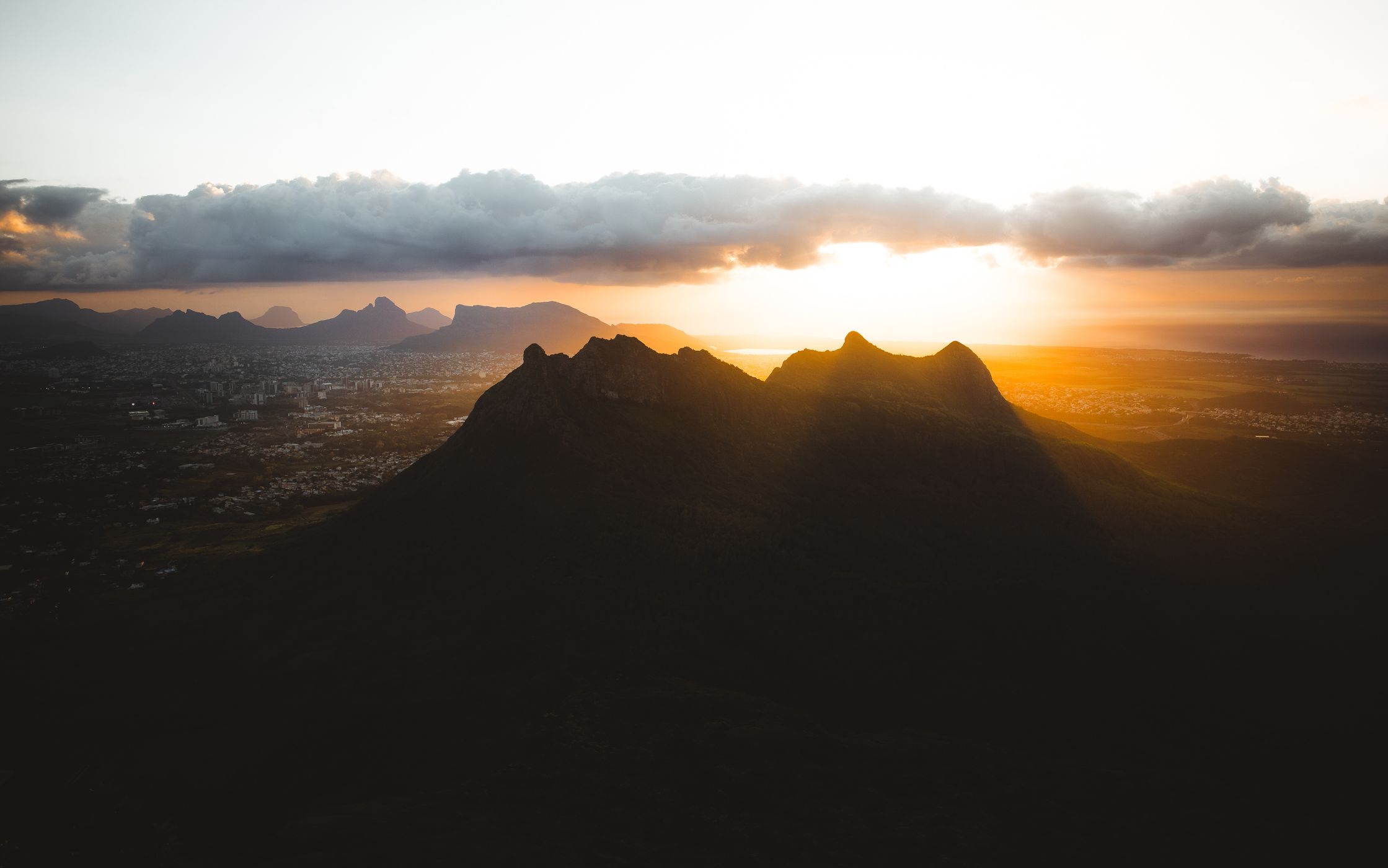 Le Pouce peak, Port Louis, Mauritius
