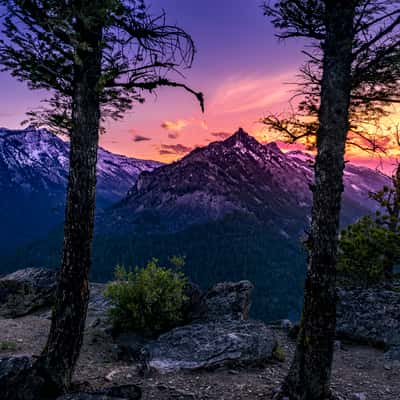 Lost Horse Sunset, USA