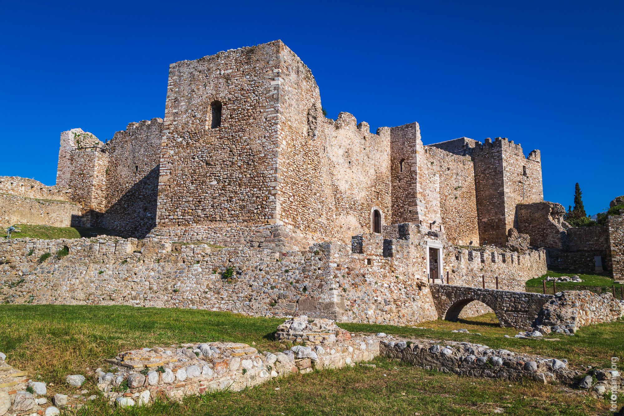 Medieval frotress at Patras, Greece