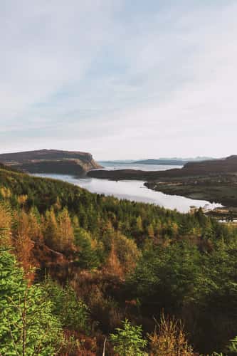 Mountain overlooking Portree