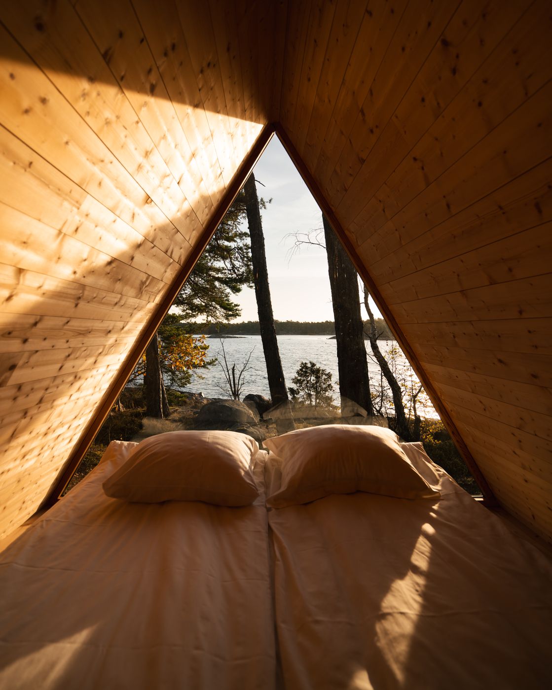 'Nest in Nature' stay, on Idöborg, Sweden