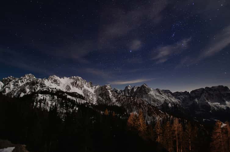 Night View from Monte Lussari