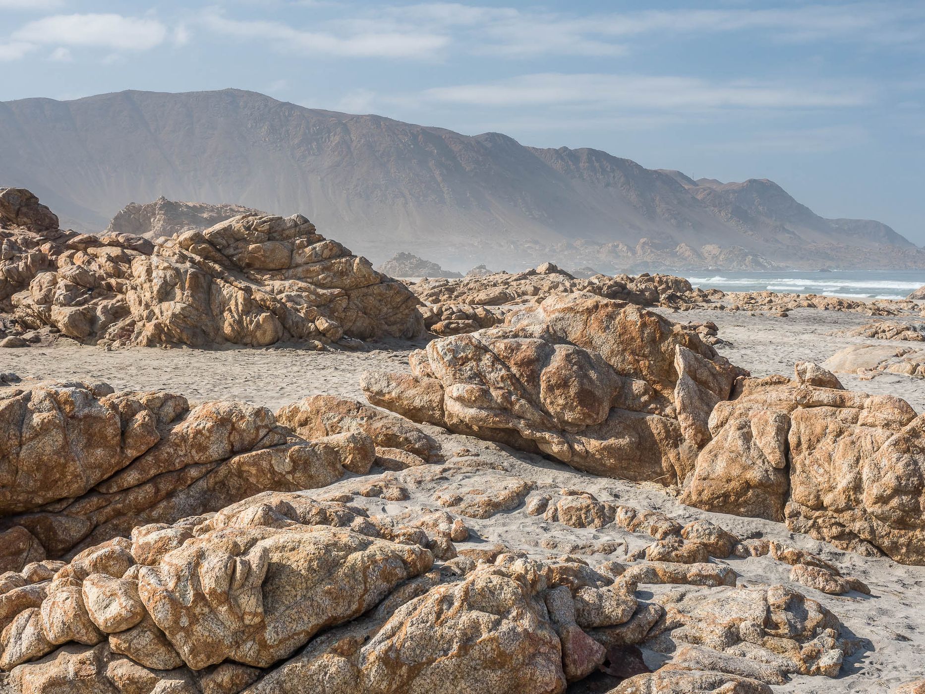 Playa los amarillos, Chile