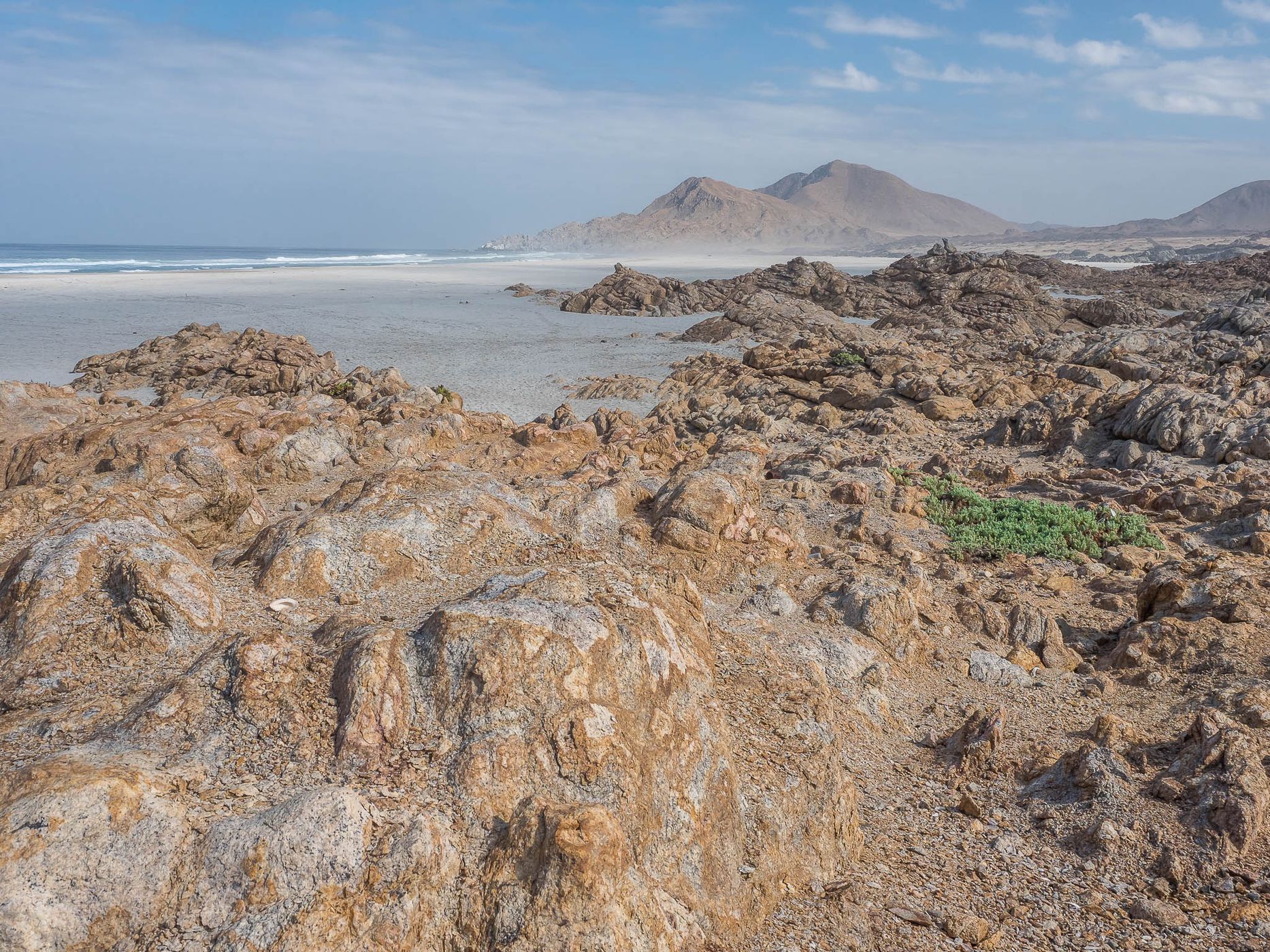Playa los amarillos, Chile
