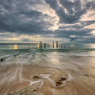 Port Willunga Jetty Pylons, Australia