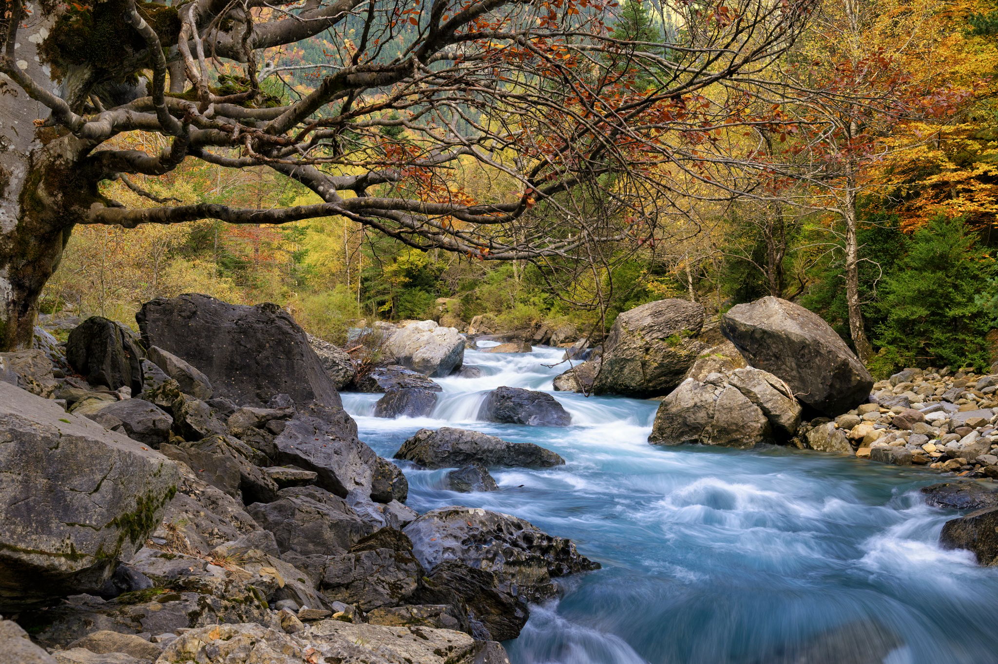 Puente de Santa Elena, Río Ara, Spain