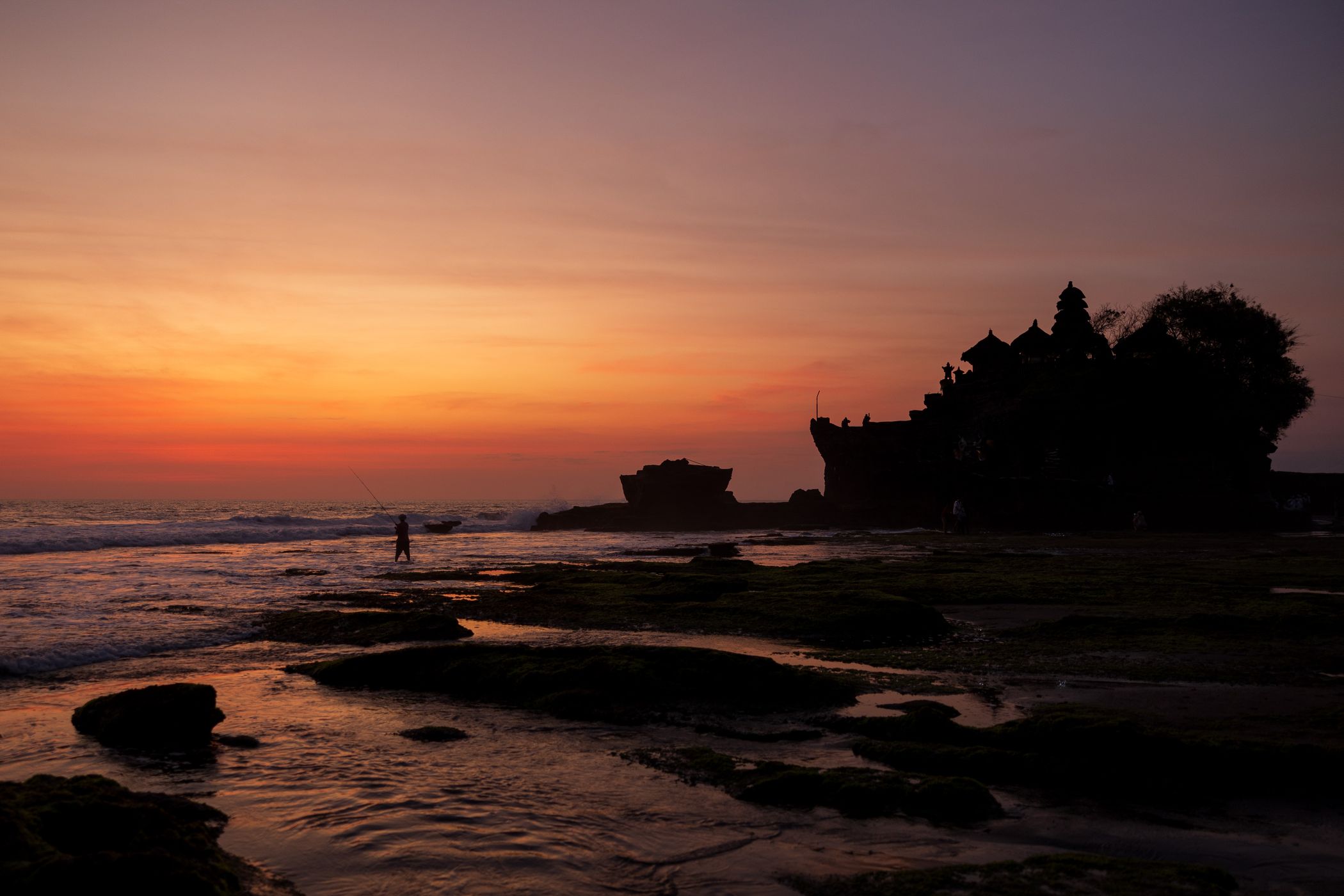 Tanah lot Sunset point, Indonesia