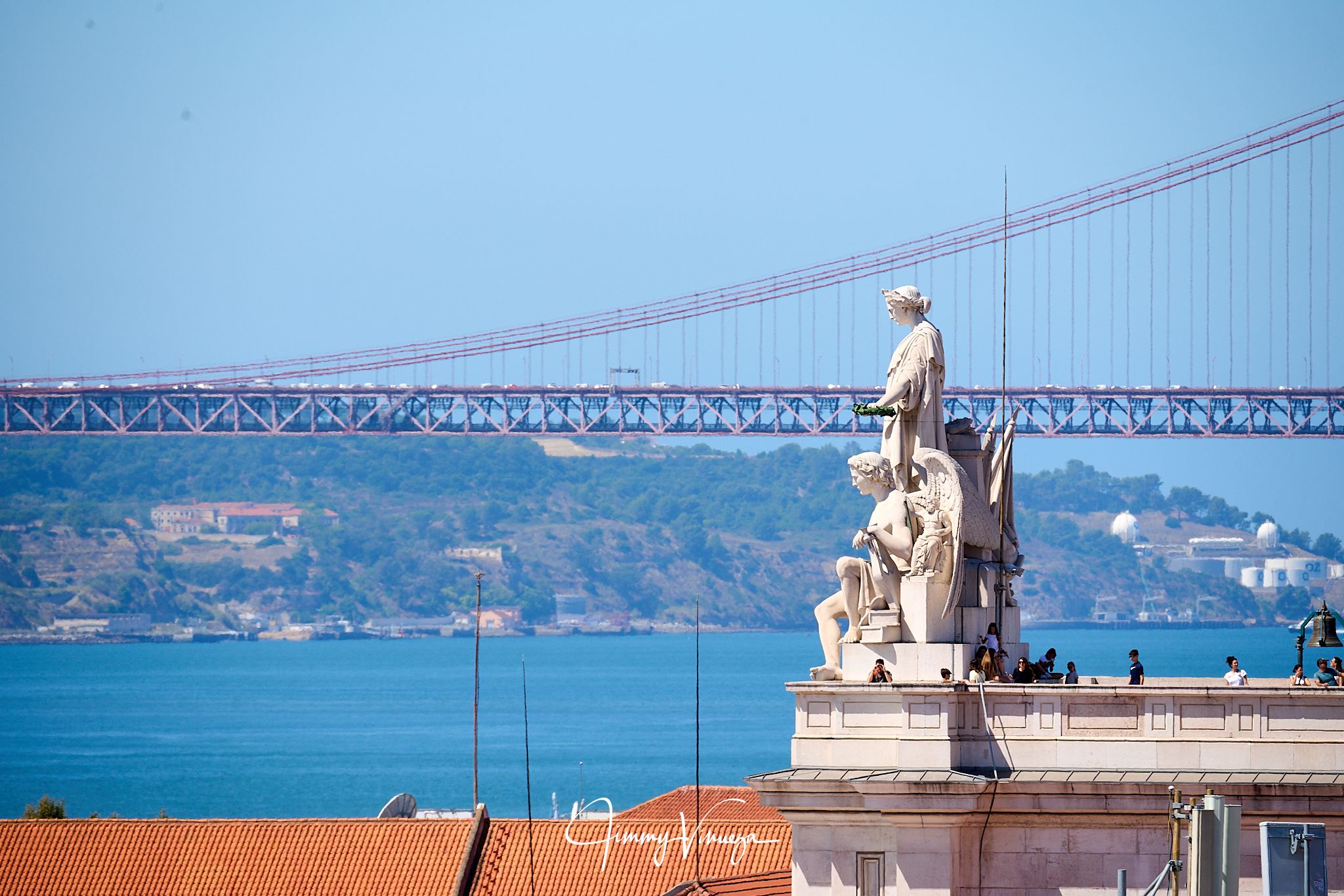 River Tejo from Castelo de S. Jorge, Portugal