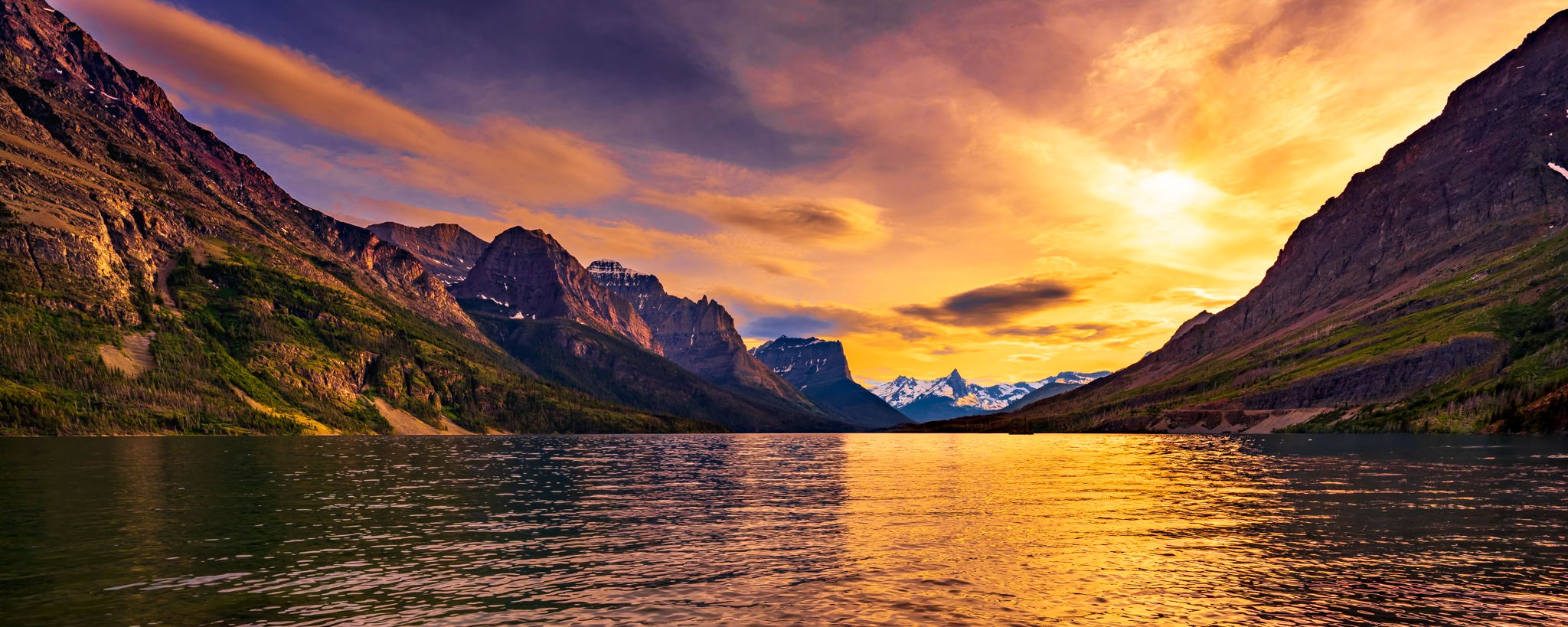 Saint Mary Sunset, USA