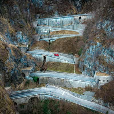 'Road of 100 Days', San Boldo Pass, Italy