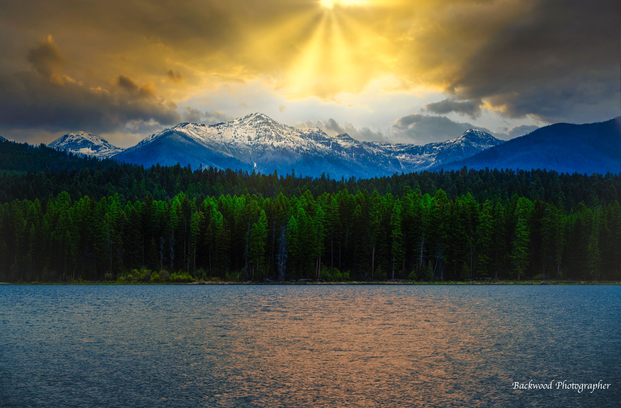 Seeley Lake Sunrise, USA
