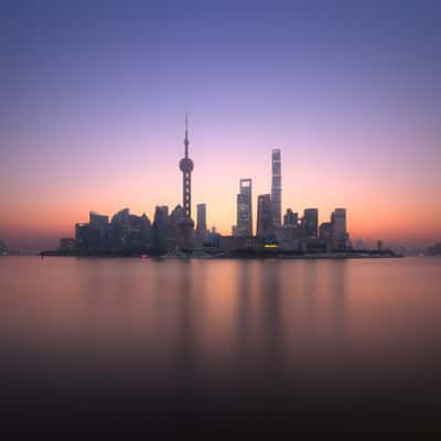 Shanghai Pudong Skyline, The Bund, China