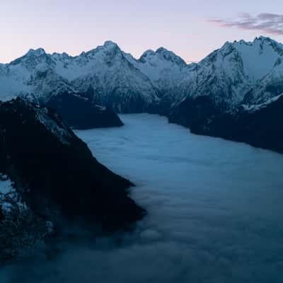 South East View Down Oisans Valley, France