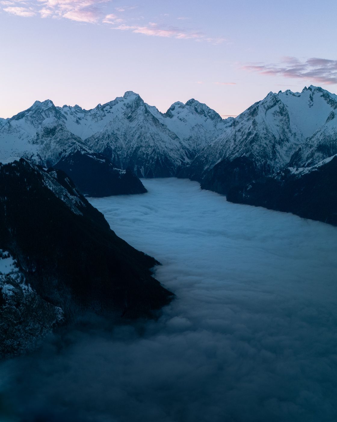 South East View Down Oisans Valley, France