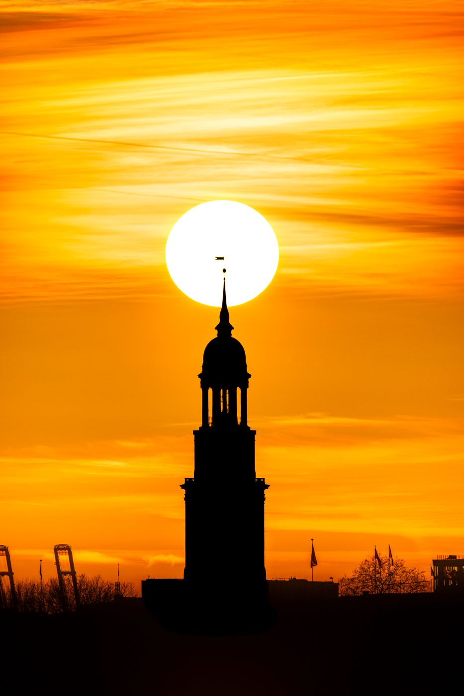 St. Michaelis at Sunset, Germany