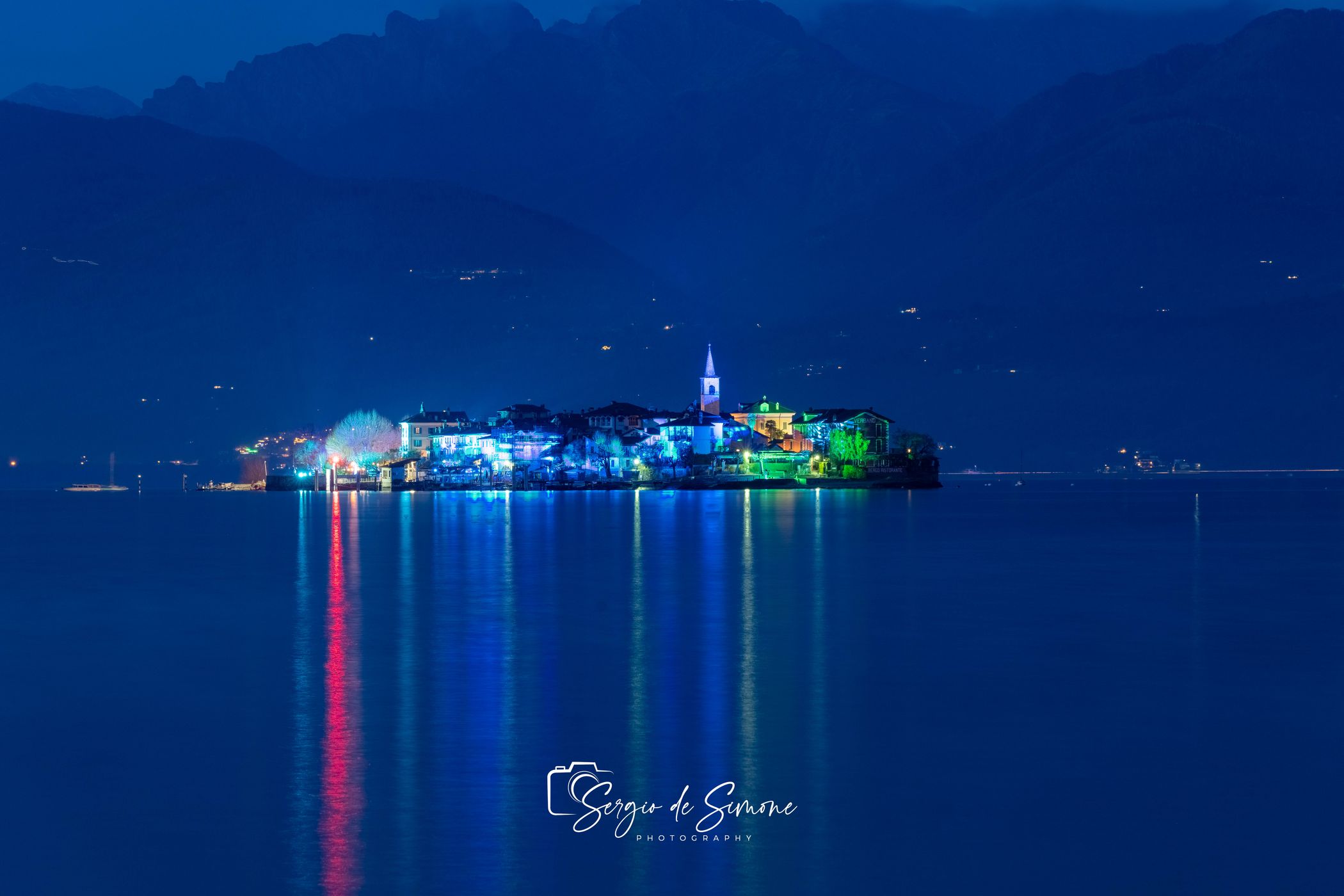 Stresa ferry boat deck, Italy