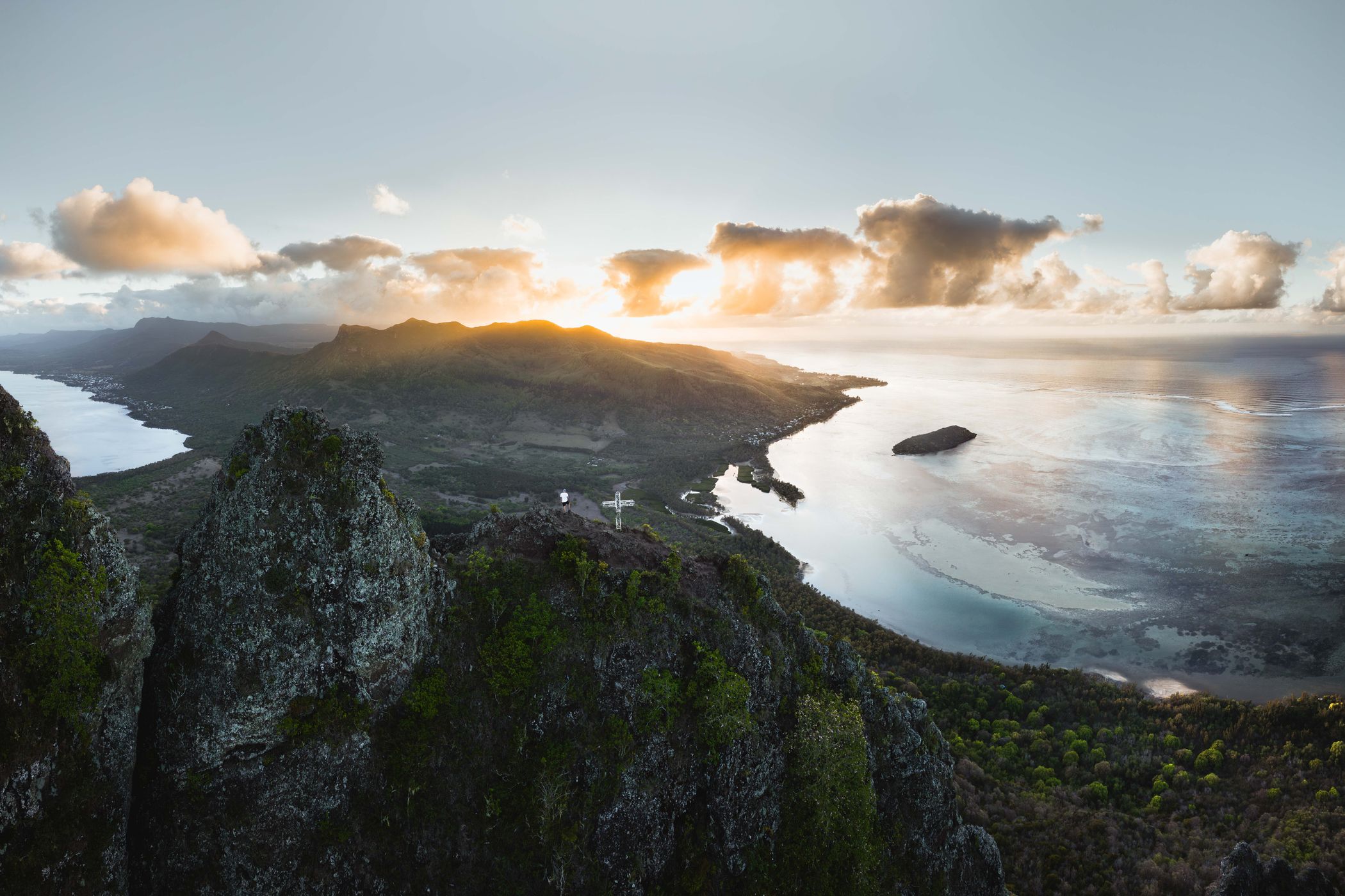 Summit cross, Le Morne Brabant, Mauritius
