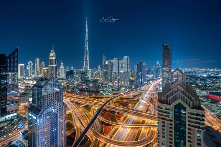 The Best View of Dubai, Burj Khalifa view from Shangri-La