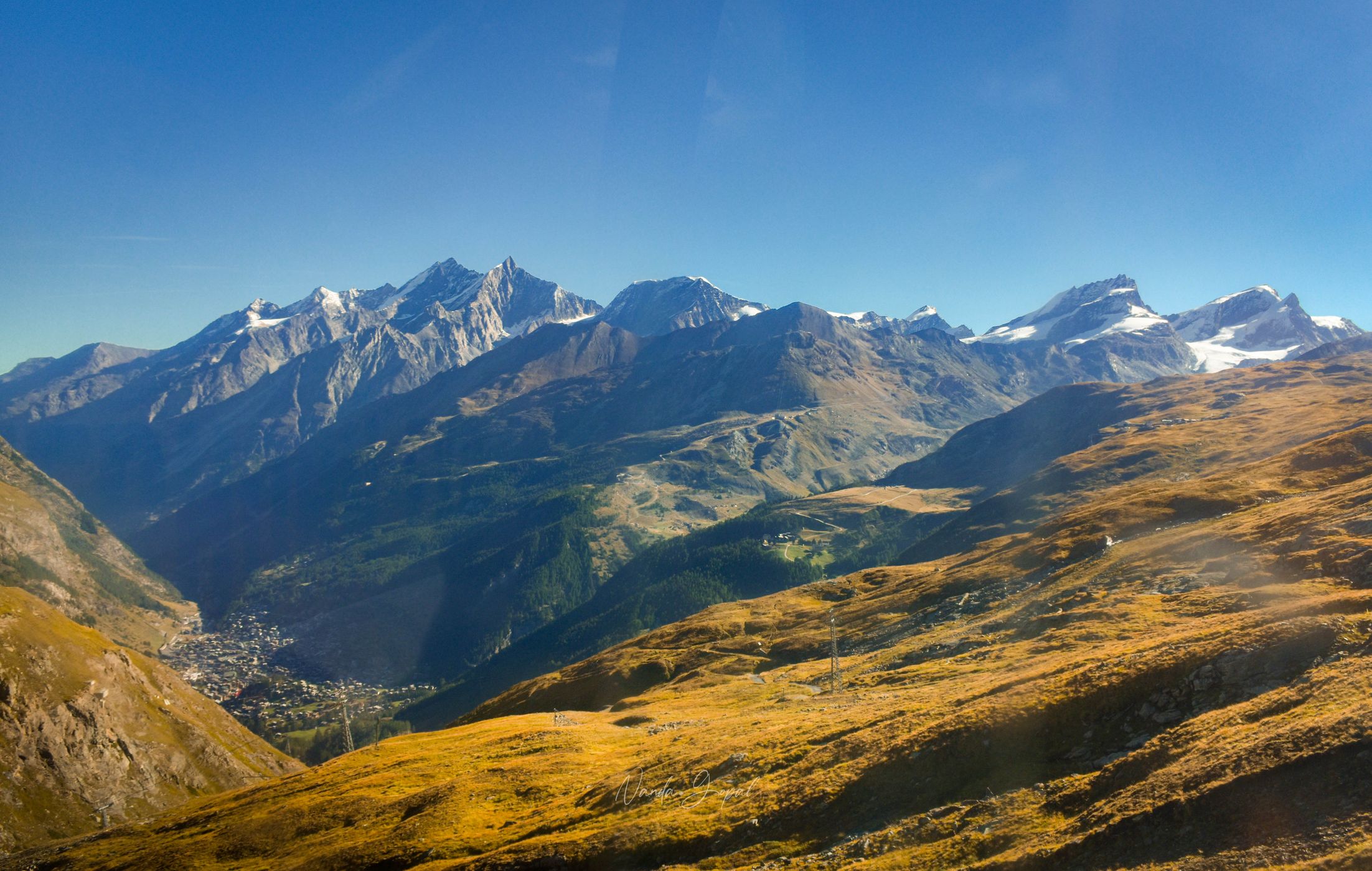 View from Gondola, Zermatt, Switzerland