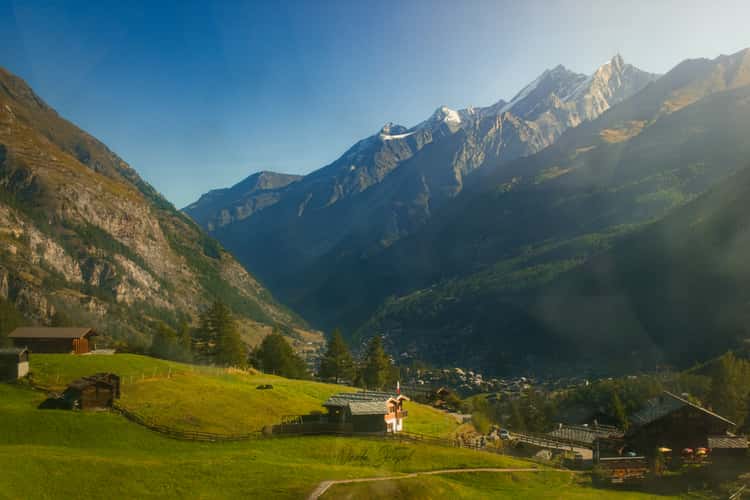 View from Gondola, Zermatt