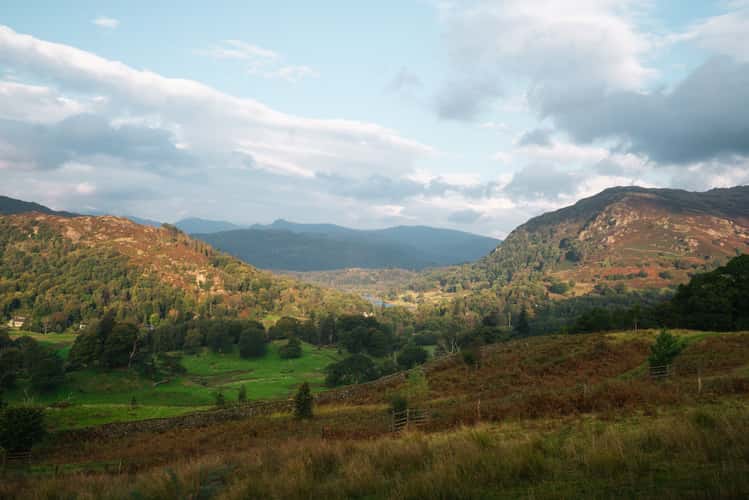 View from High Sweden Bridge Towards Rydal