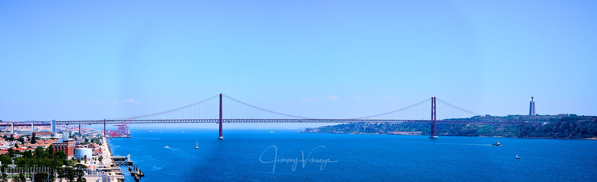 View from Padrão dos Descobrimentos, Lisbon, Portugal