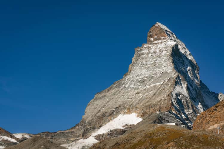 View of Matterhorn from Gondola, Trockener Steg