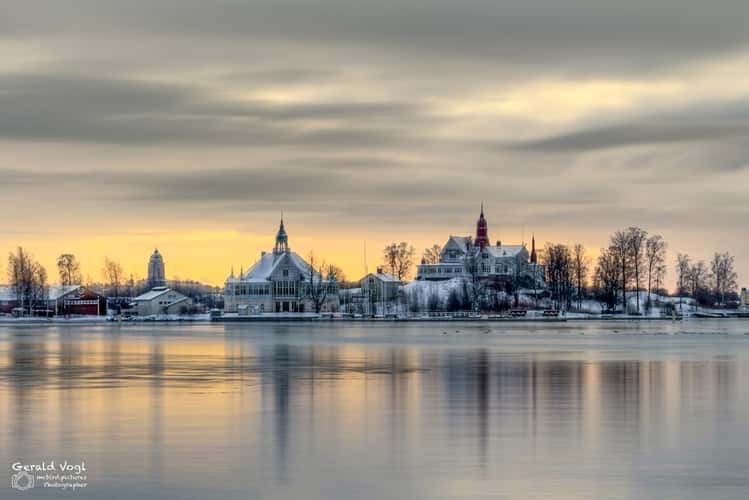 View on Valkosaari Island