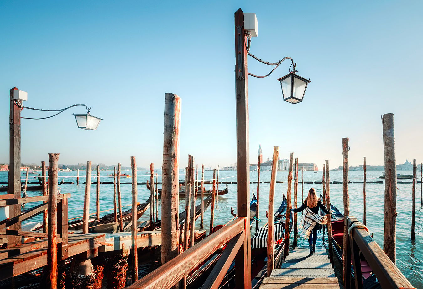 View to San Giorgio Maggiore, Venice, Italy