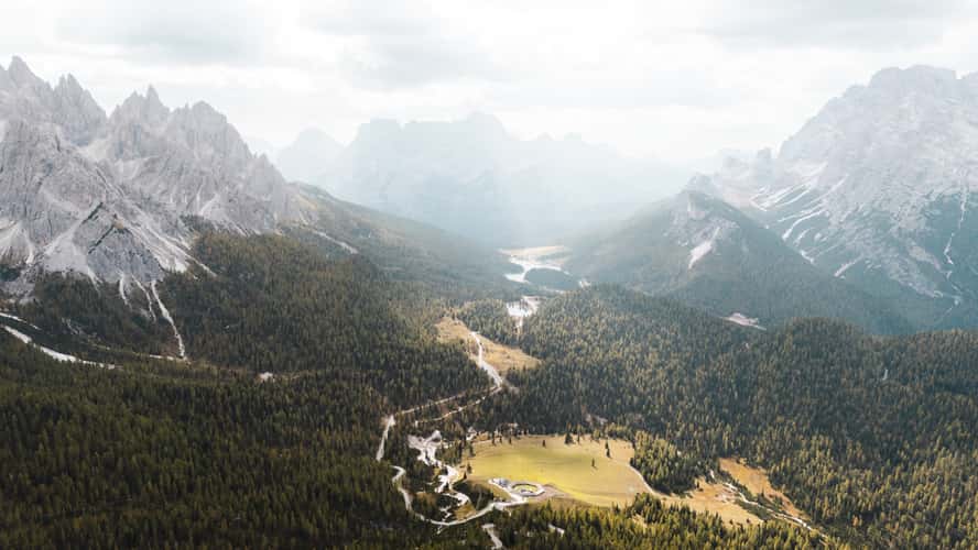 Views of Monte Cristallo