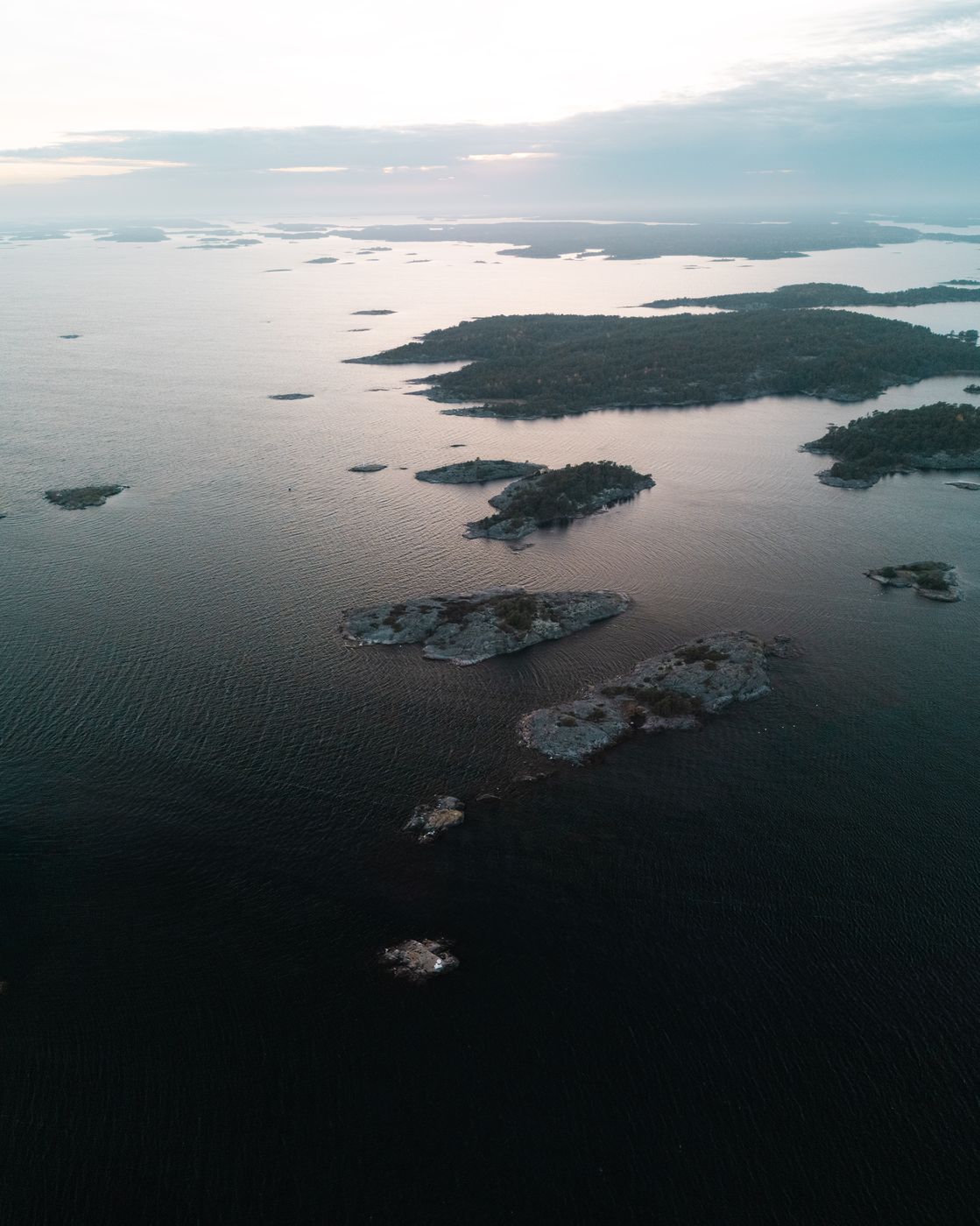 Views on the North of Sandhamn, Sweden