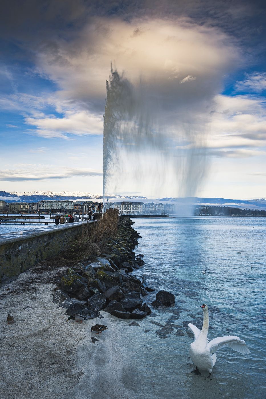 Water jet, Switzerland