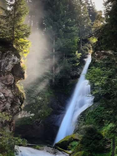Waterfall in Cavalese