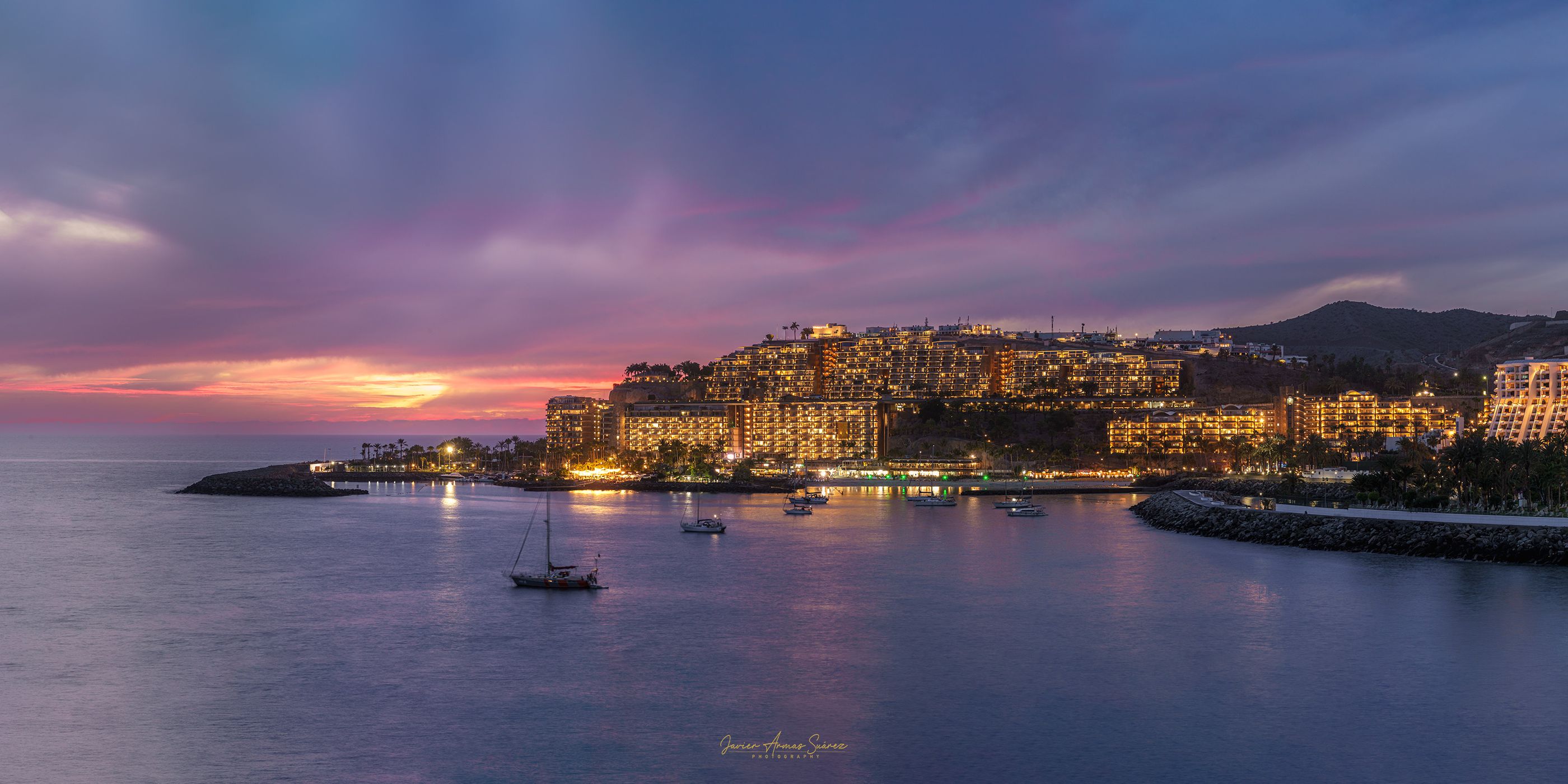 Anfi del Mar desde Patalavaca, Spain