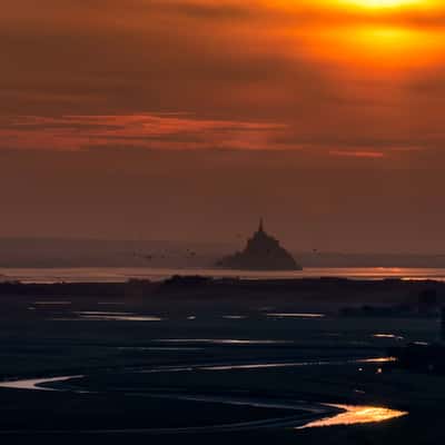 Baie of Mont Saint-Michel, France