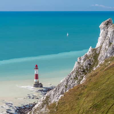 Beachy Head Cliffs and Lighthouse, United Kingdom