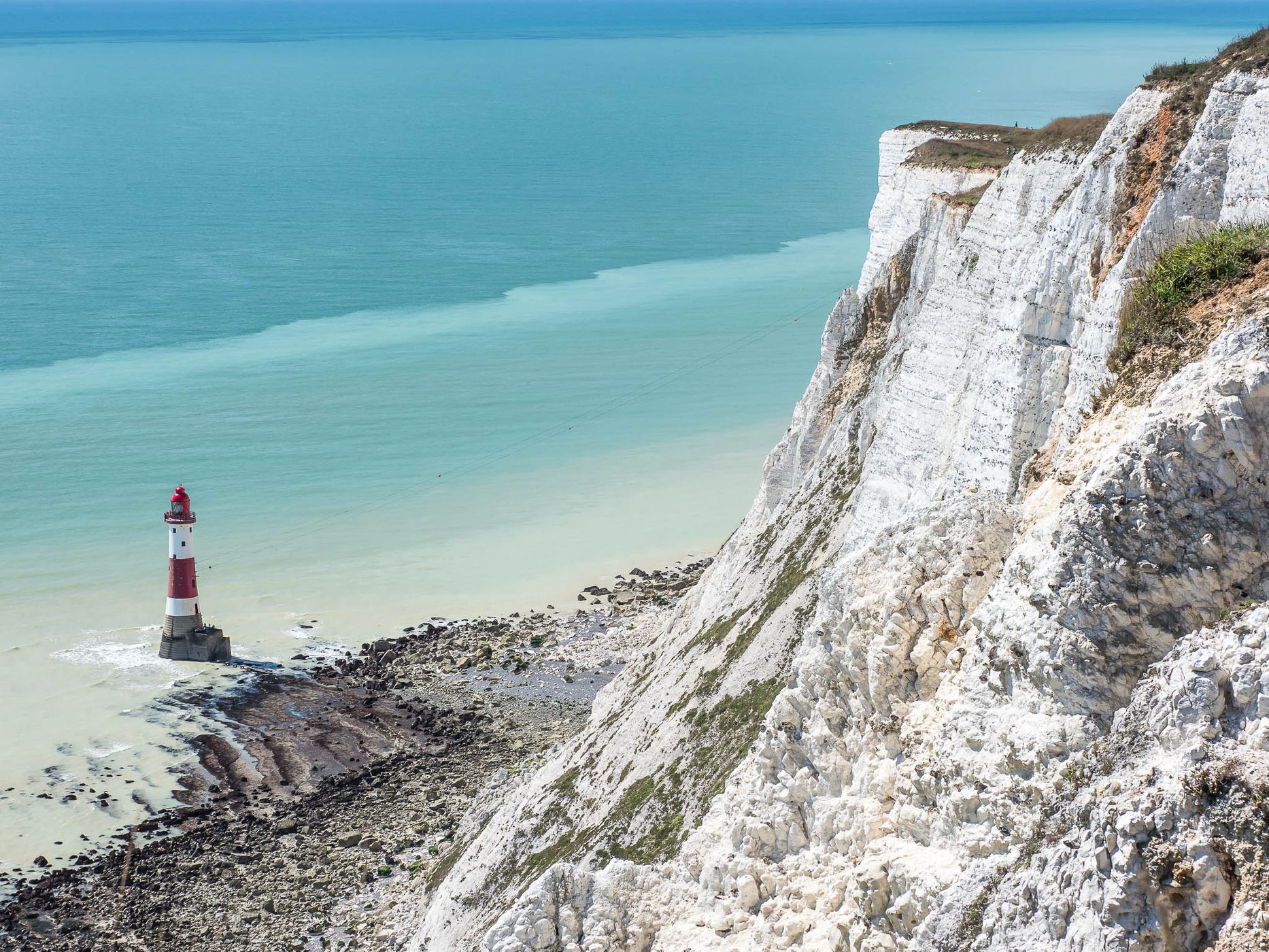 Beachy Head Cliffs and Lighthouse, United Kingdom