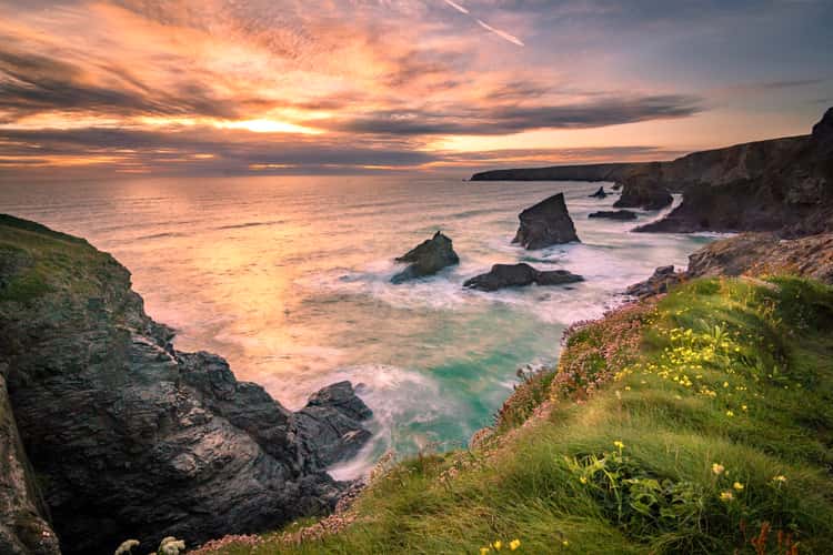 Bedruthan Steps Beach , Cornwall