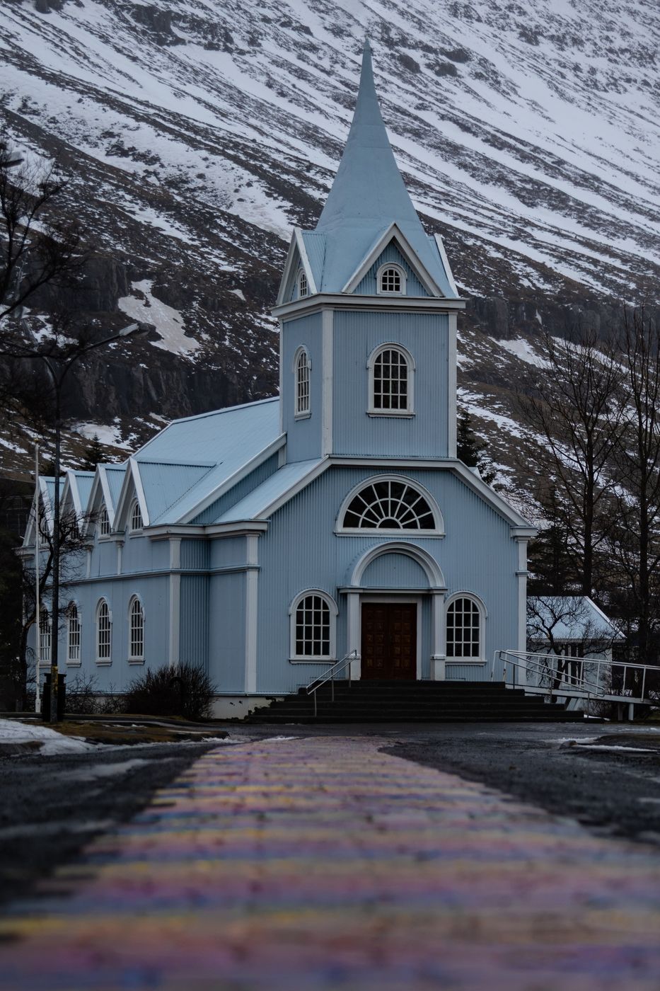 Blue Church at Seydisfjordur, Iceland