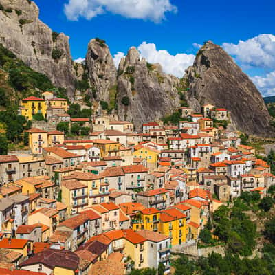 Castelmezzano view from parking, Italy