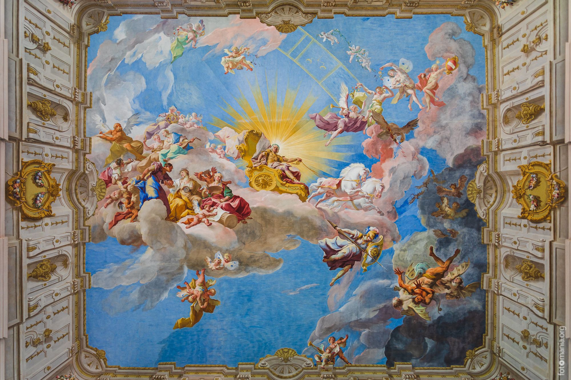 Celling in Seitenstetten Abbey, Austria
