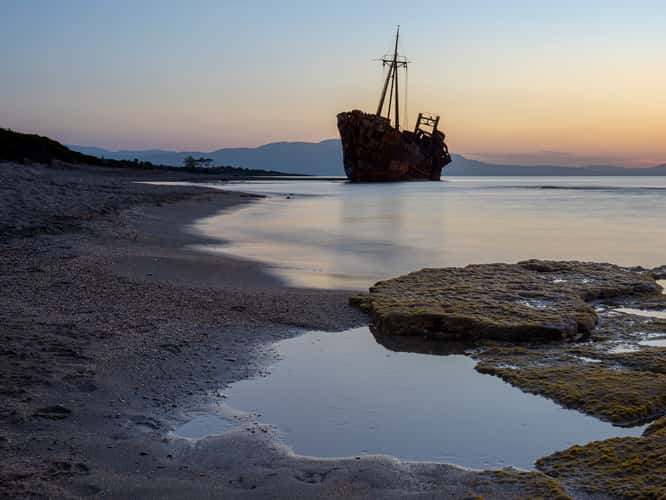 Dimitrios Shipwreck, Valtaki beach, Greece