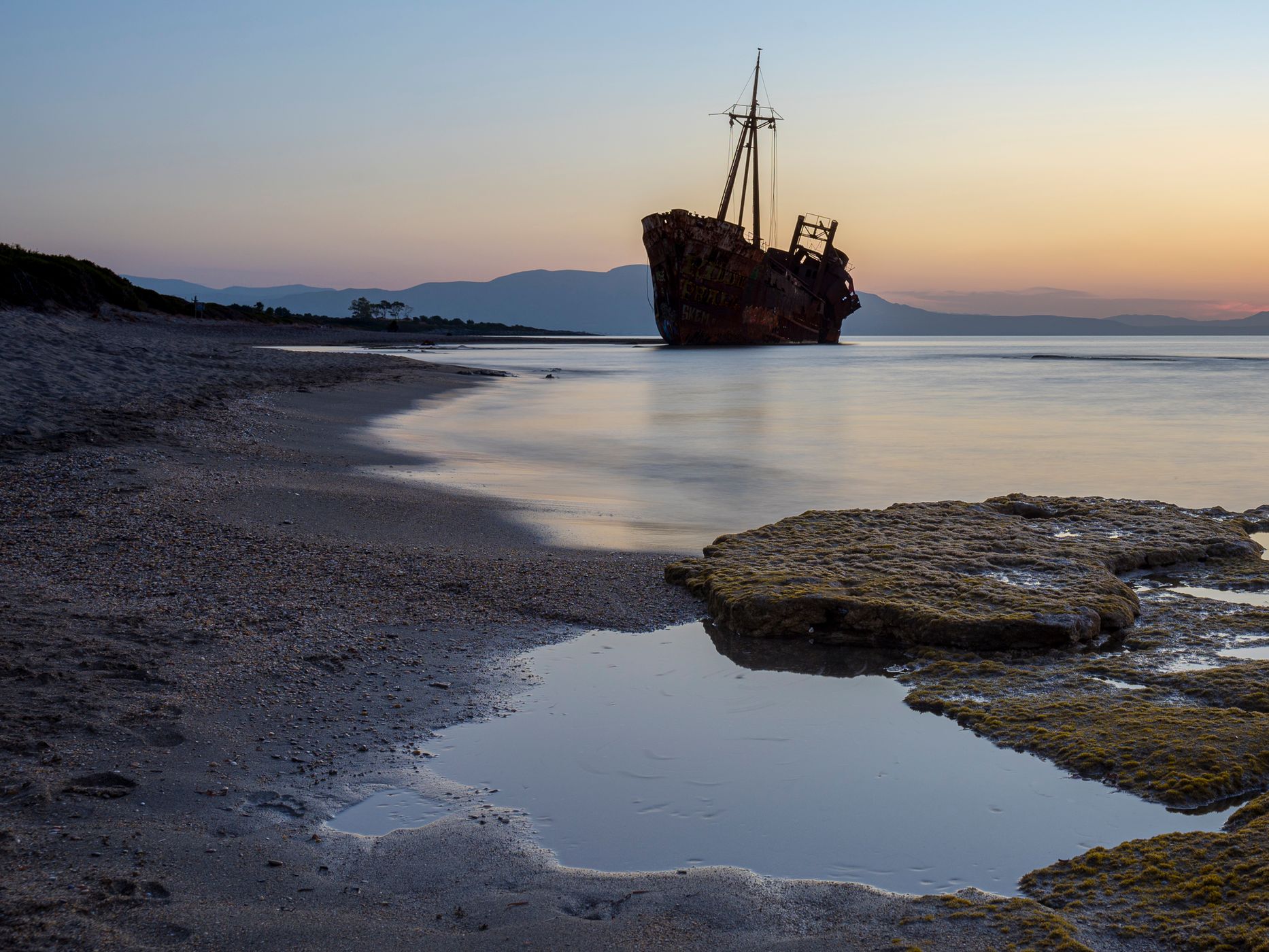 Dimitrios Shipwreck, Valtaki beach, Greece, Greece