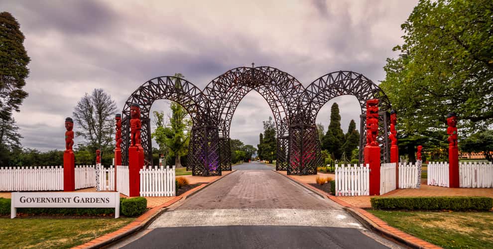 Entrance Government Gardens, Rotorua, North Island