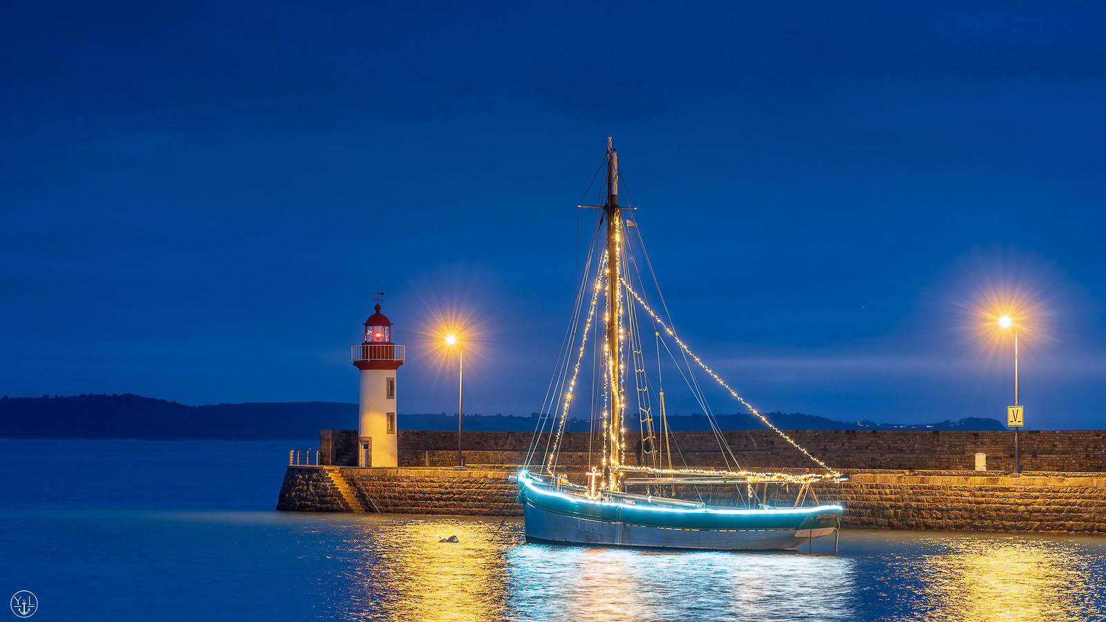 Erquy old harbor, France