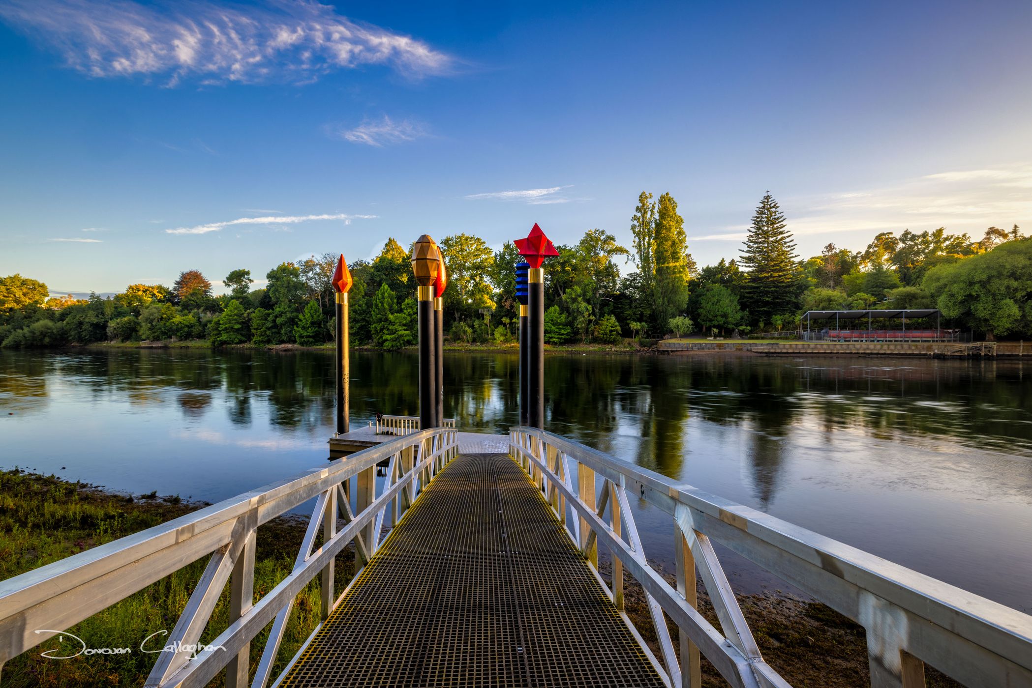 Five Pou [Pillars] Hamilton, Waikato, North Island, New Zealand