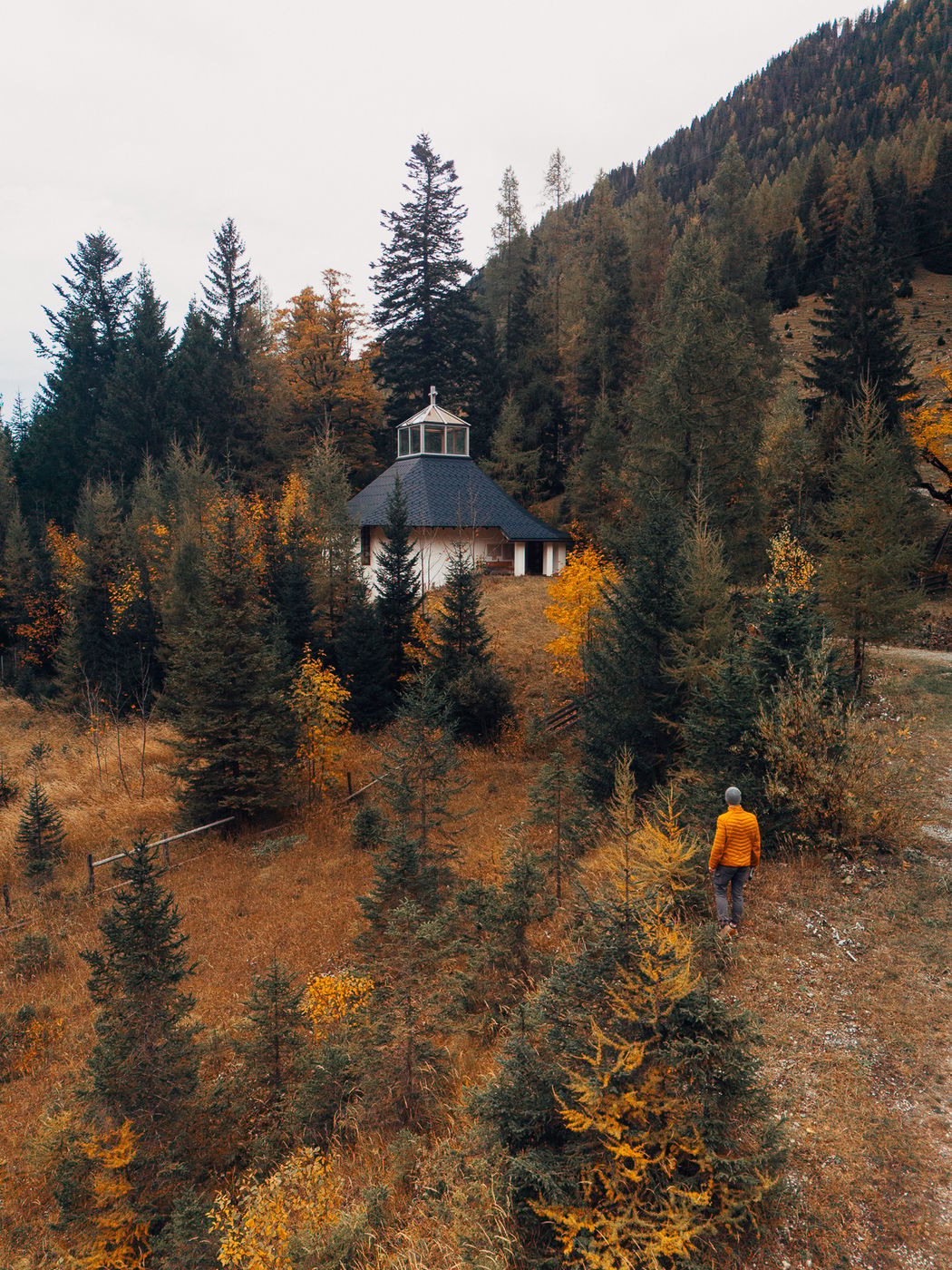 Flachau Chapel (Drone), Austria
